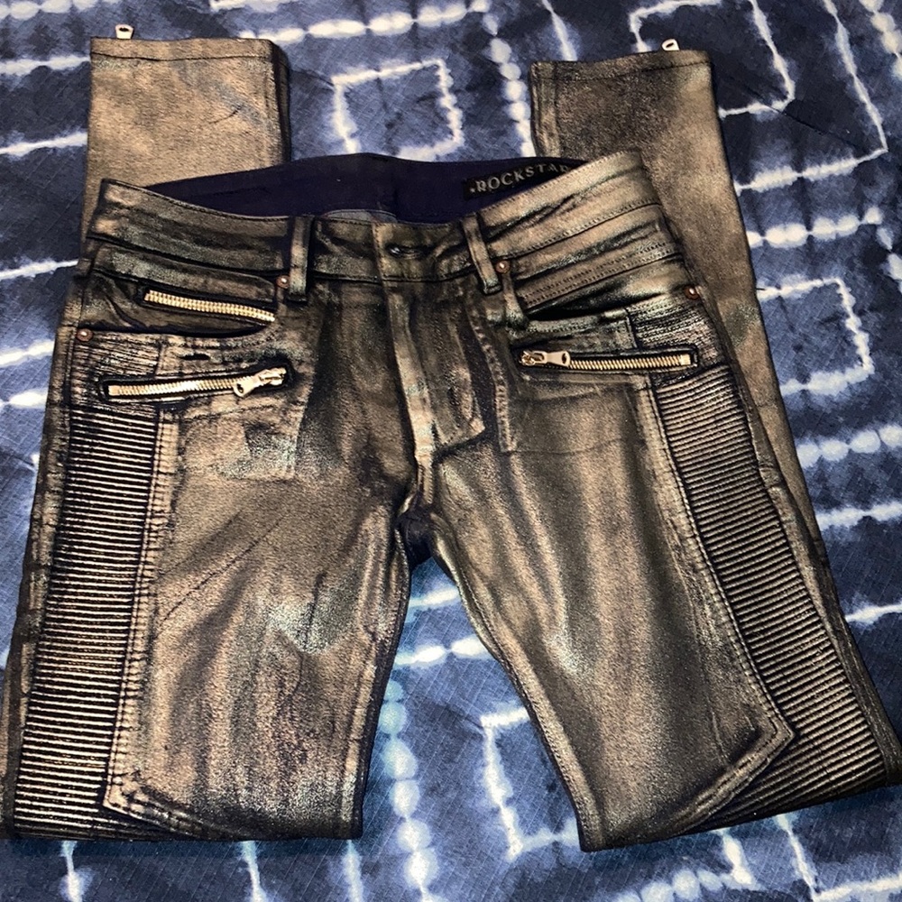 Rare Rockstar Sushi Moto jeans
